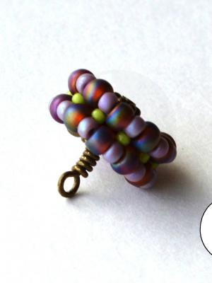 Mandala Rondelle Beaded Bead Pattern - Seed beads